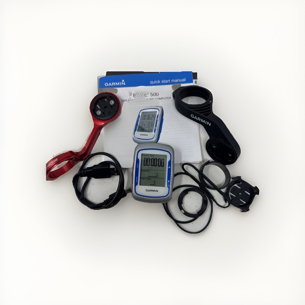 Garmin Edge 500 GPS Cycling Computer for Road‎ Bikes with K-EDGE & Garmin Mounts